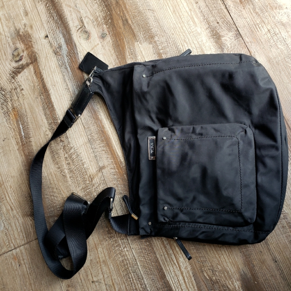 Tumi Black Crossbody Purse